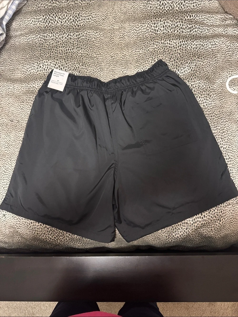 Nike Men’s Black Athletic Shorts with Drawstring